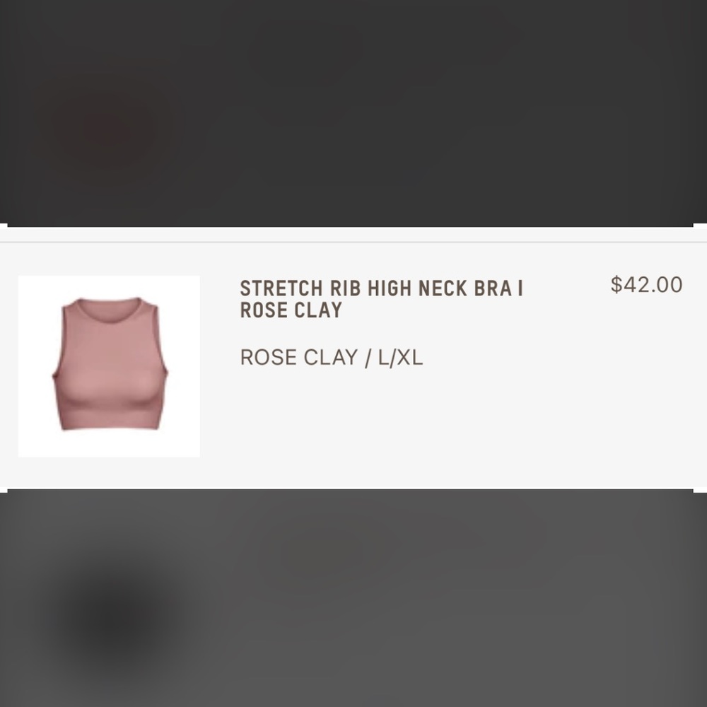 Skims high neck bra